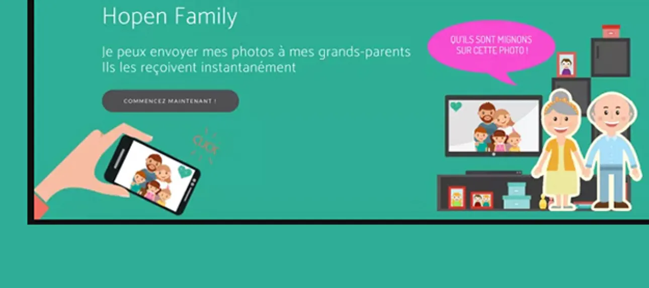 Hopen Family, pour partager ses photos en famille