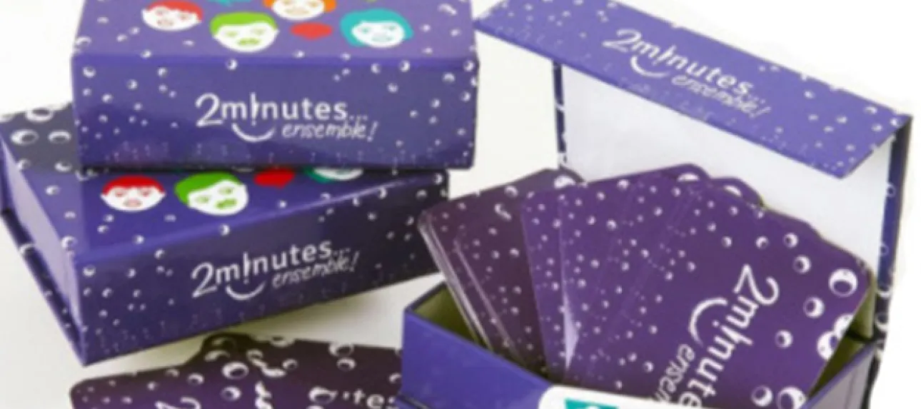 2 minutes: le jeu de société intergénérationnel