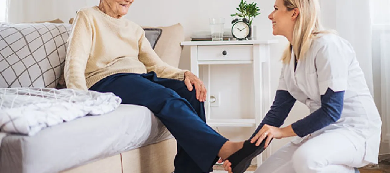 Chaussons pour personnes âgées
