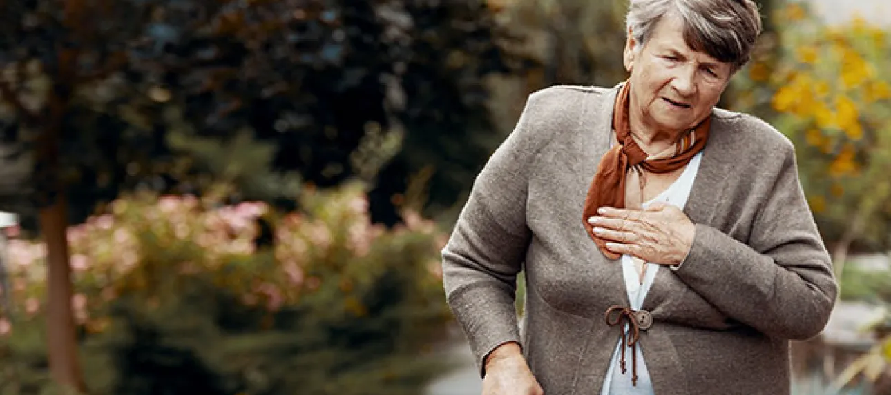 Essoufflement personne âgée