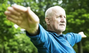 Gym douce personne âgée