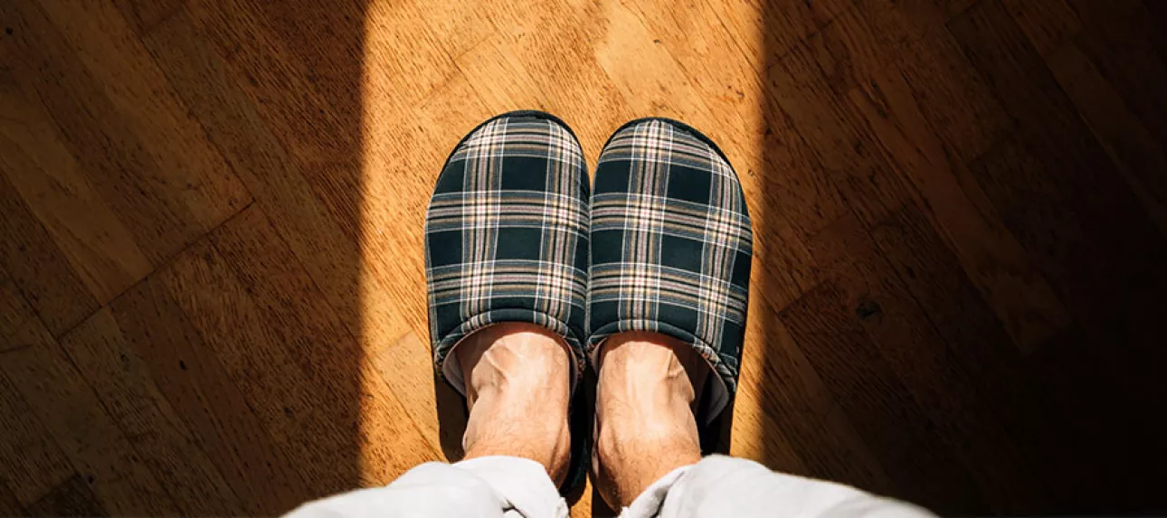 chaussons anti-chute pour personne âgée