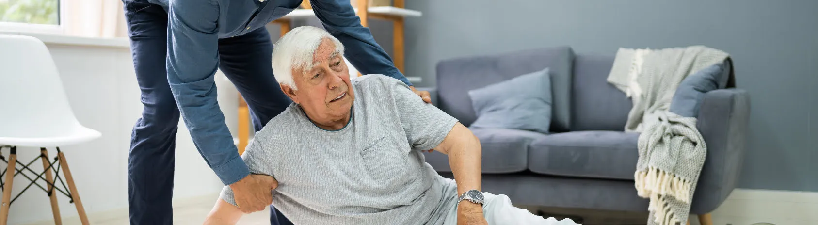 Chute d'une personne âgée